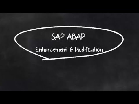 SAP ABAP Enhancement & Modification Overview