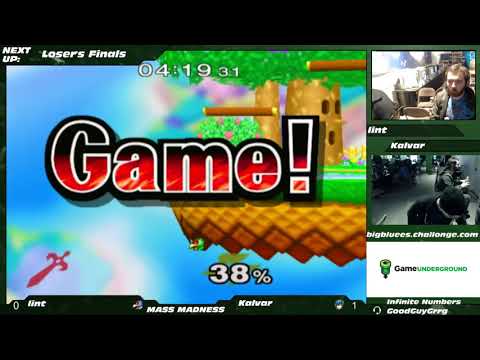 Mass Madness 20 SSBM - Kalvar (Marth) vs. lint (Falco) - Melee LF