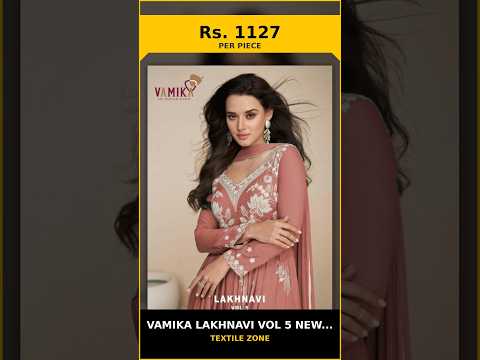 Vamika Lakhnavi Vol 5 New Silver – product video thumbnail