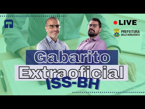 ISS-BH - Gabarito extraoficial de Legislação Tributária Municipal - Questões objetivas e discursivas