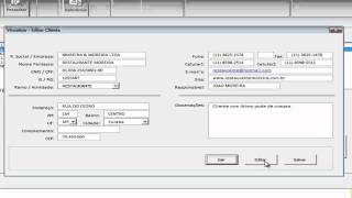 Cadastro de Cliente - Excel VBA