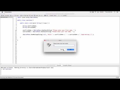 62 Dialog Boxes Joptionpane Example Program Learn Java