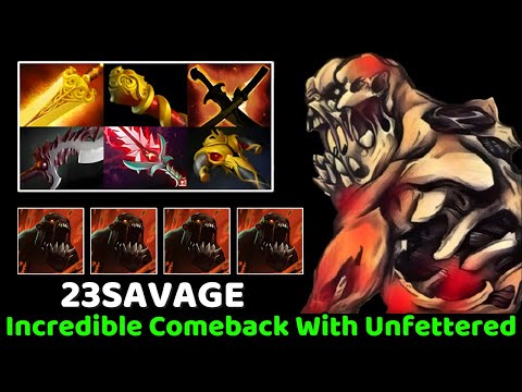 23SAVAGE [Lifestealer] Incredible Comeback With Unfettered Right Click In Dota2 #dota2 #23SAVAGE