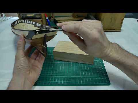 CASCO 39- Como colocar los adornos de popa. POLARIS - Modelismo Naval