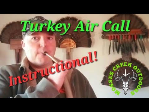 Turkey Air Call Instructional! Wing Wood - Wingbone How To!
