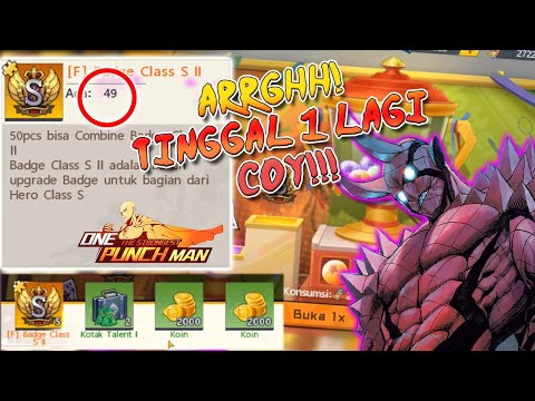 PARAH 1 BADGE FRAG LAGI AUTO DAPET BADGE CLASS S II | OPM The Strongest Man Indo