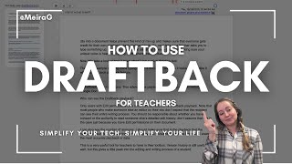 How to Use Draftback Extension in Google Docs for Teachers