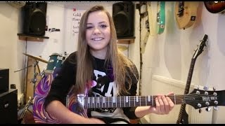 Zoe Thomson One Hundred Sleepless Nights Pierce The Veil Guitar Cover