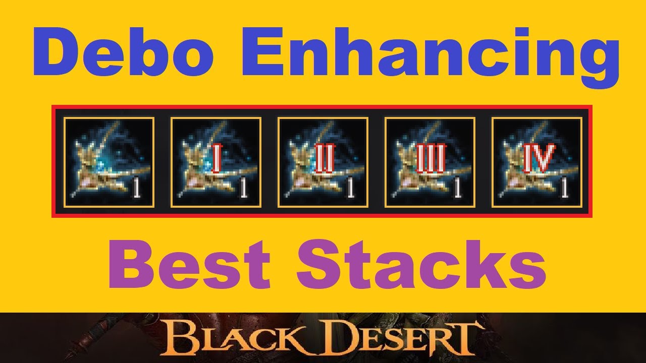 [Black Desert Online] Deboreka Accessories - Best Stacks to Use (BDO Black Desert Online Enhancing)