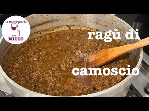 Ragù di Camoscio - la cacciagione