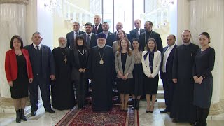 «Իմ քայլը» խմբակցության պատգամավորները հանդիպել են Ամենայն հայոց հայրապետի հետ