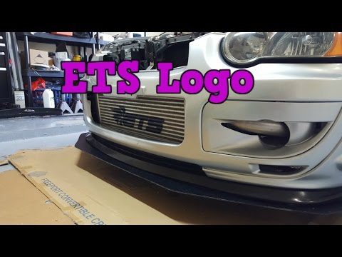 STi Gets BRANDED Ep. 30 - Painting ETS Logo and Fixing my Bumper