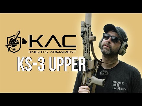 Knights Armament KS-3 (Upper) Review with KAC 5.56 QDC/CRS-PRT Suppressor \u0026 Cover