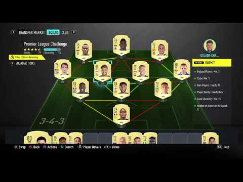Fifa 20 RTG episode 155 Premier league SBC Solution