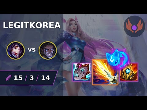 [ LegitKorea ] Ahri MID vs Sylas | NA MASTER | LOL Season 2024