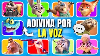 ZOOTOPIA 2 🐰🦊 Adivina el PERSONAJE por la VOZ | Judy Hopps y Nick Wilde | Trivia Disney