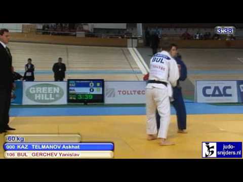 Judo 2010 World Cup Vienna: Askhat Telmanov (KAZ) - Yanislav Gerchev (BUL) [-60kg].