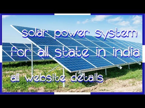 solar power system for all state in india Video