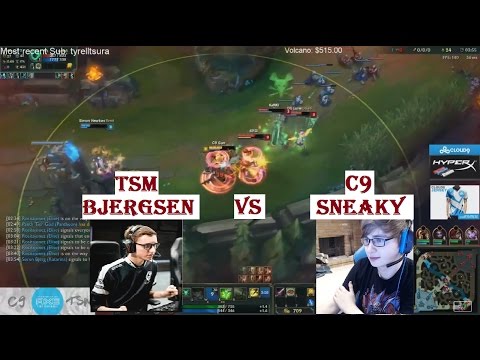 C9 SNEAKY VS TSM BJERGSEN - Twitch vs Katarina l KILL COUNT CHALLENGE