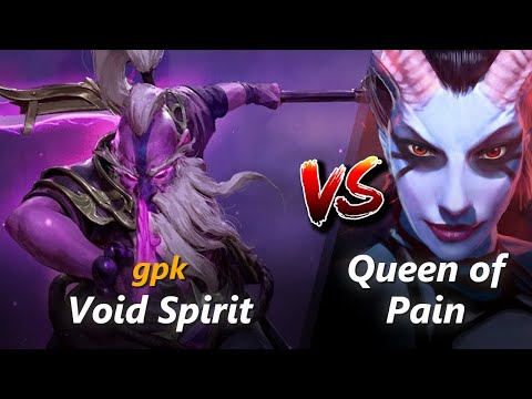 How to Void Spirit mid vs Queen of Pain (feat. gpk) | First 10 minutes