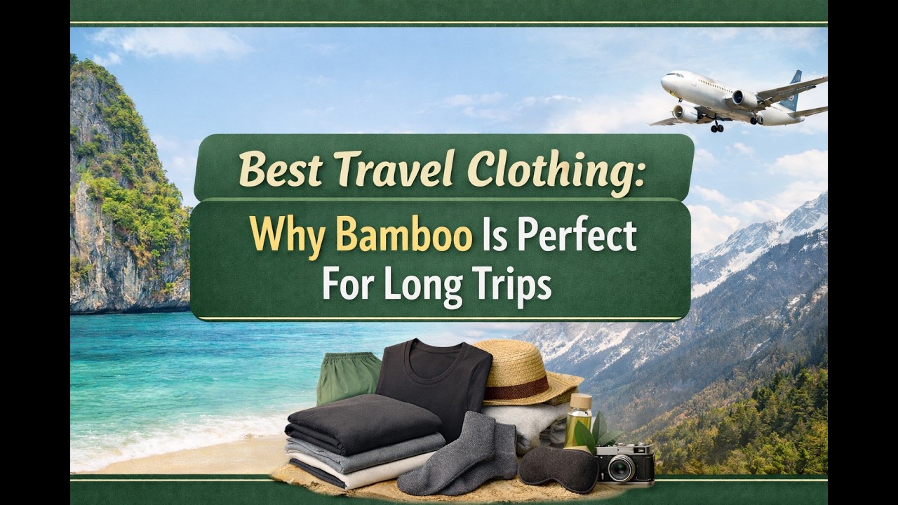 Best Travel Clothing: Why Bamboo Is Perfect For Long Trips (Stay Cool & Comfortable)