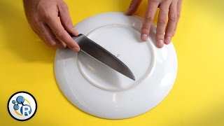 How to Sharpen Your Knife Without a Sharpener - Chemistry Life Hacks