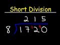 Short Division - A Fast Method!