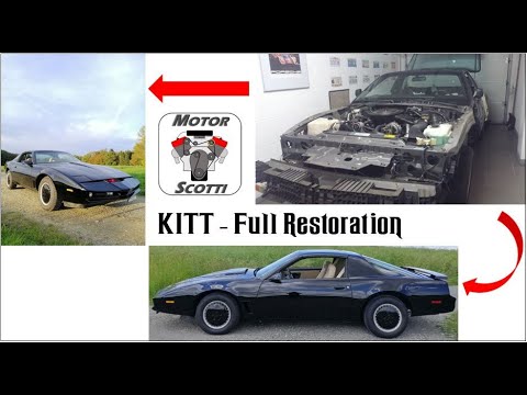 Knight Rider KITT Firebird Trans Am - Full restoration (ft. Marvel83')