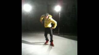 Dylan cheek at Jacob latimore video shoot