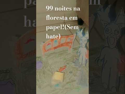 #99nightintheforest #paperart #fiznapressa #amei #semhater