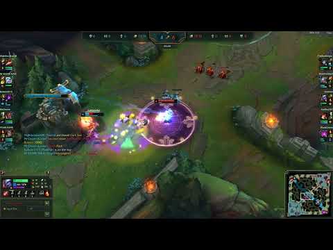Tristana mid lane double kill vs Malzahar and Viego