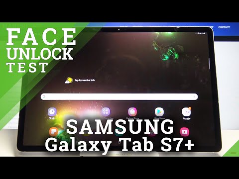 SAMSUNG Galaxy Tab S7+ Face Unlock Test – Face Recognition Test