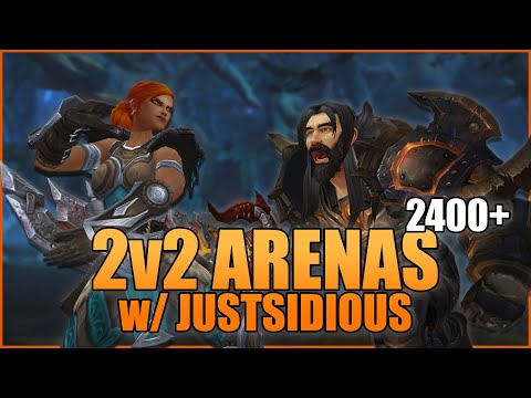 2400+ Arms Warrior / MW Monk 2v2 Arena (Live Commentary) - WoW BFA 8.3 Season 4 PvP