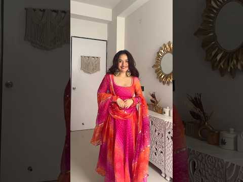 Pardesiya ✨ #ytshorts #grwm #indianfashion #makeup #grwn #bandhani #anarkali #indianfashion