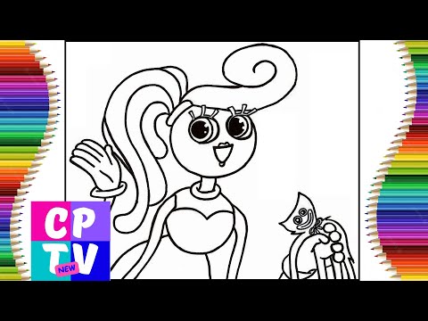 Mommy Long Legs Coloring Pages/Poppy playtime coloring Pages/Elektronomia - Limitless [NCS Release]