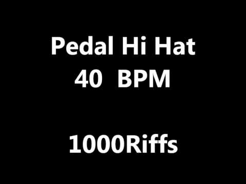 Pedal Hi Hat Metronome : 40 BPM - Beats Per Minute