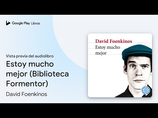 Vídeo relacionado con Estoy mucho mejor (Biblioteca Formentor)