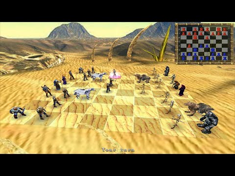 4K WAR CHESS  3D  I FOUR KNIGHT GAME I  QUEEN SACRIFICE