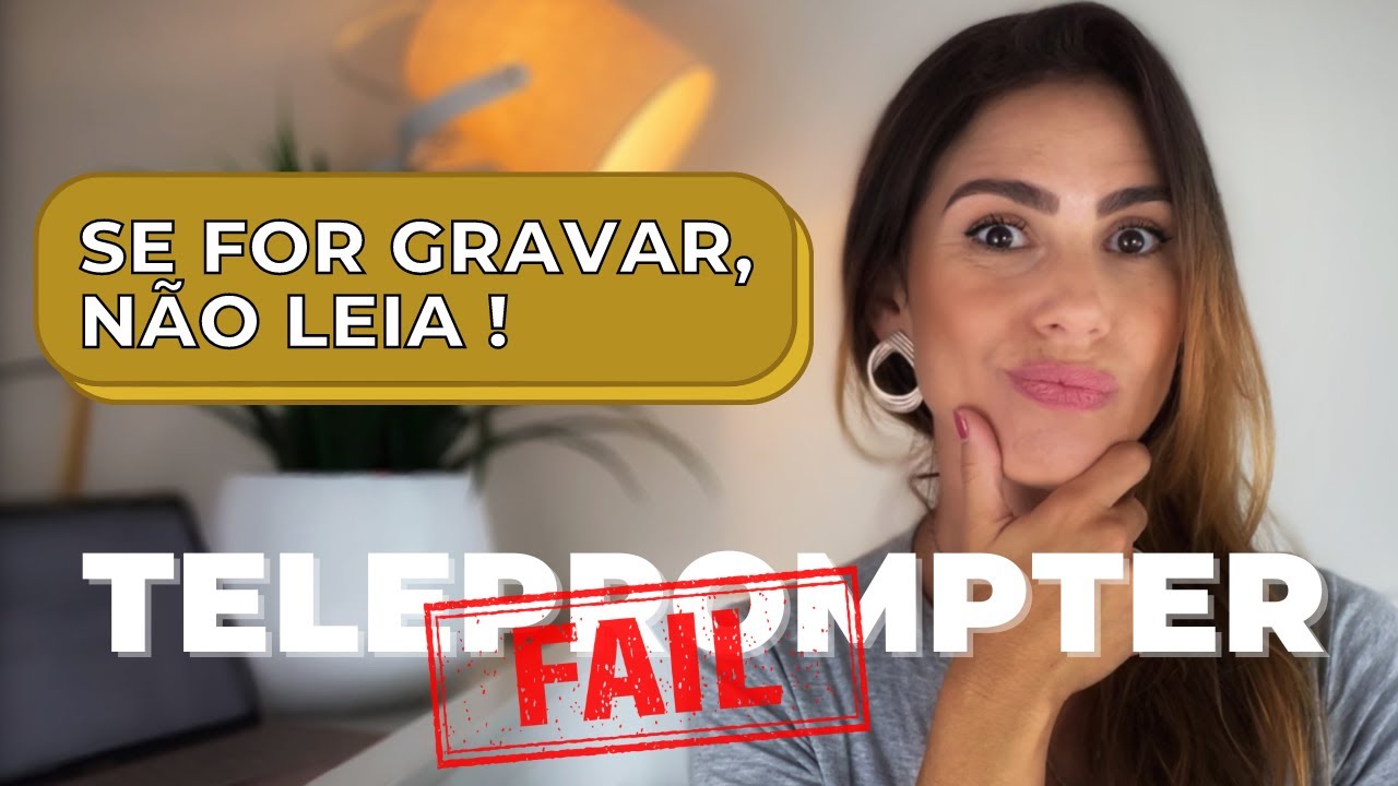 5 motivos para NÃO usar TELEPROMPTER pelo celular nos seus vídeos