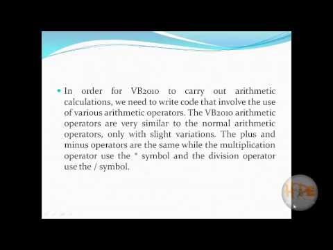 Visual Basic Mathematical Operations7