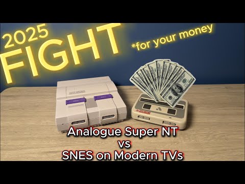 Analogue Super NT vs SNES on a Modern TV