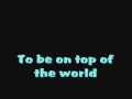 Manafest - Top of the World - Lyrics 