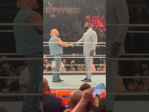 Handshake gone wrong - Brock Lesnar vs Omos
