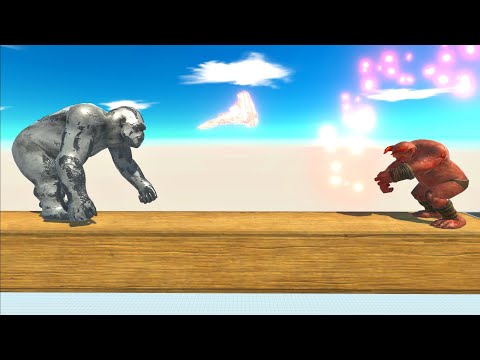 Ogre Lord vs Unit on a wooden stick - Animal Revolt Battle Simulator