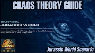 Jurassic World - Easy Guide for Chaos Theory in Jurassic World Evolution 2
