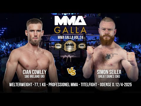 Cian Cowley (SBG Ireland (Ir)) Vs. Simon Seiler (Great Danes Fight Club (Dk))