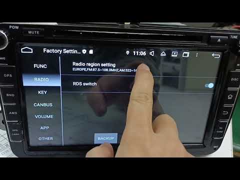 Belsee How to change the Radio the region/ location on Android Head Unit Radio?