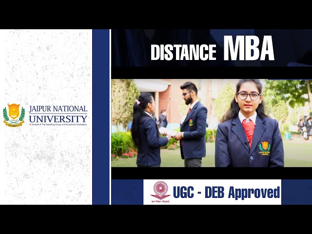 Distance MBA from Jaipur National University (JNU) | 2020-2021 (JNU Distance MBA Detailed Review)
