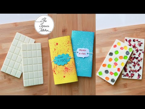 How To Make Molded Chocolate Bar & DIY Packaging | Chocolate Gifting Ideas~The Terrace Kitchen