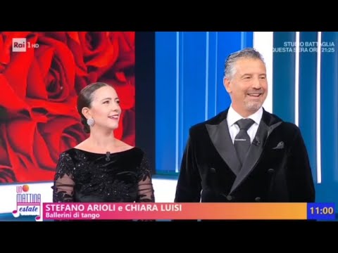 Stefano Arioli e Chiara Luisi - tango argentino RAI1 "Unomattina estate"  puntata del 17 agosto 2023